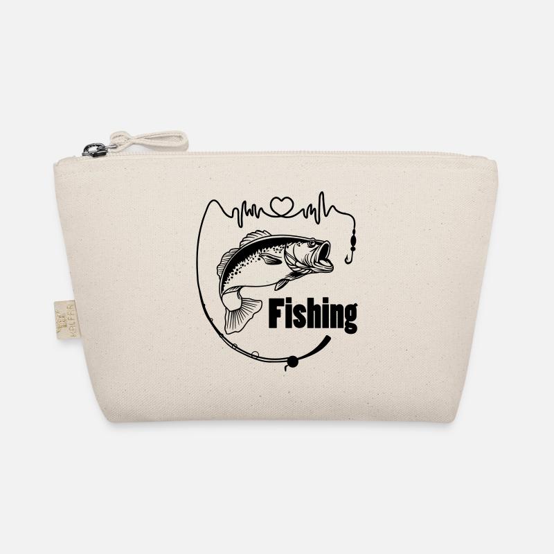 Fishing rod with fish Organic Pouch