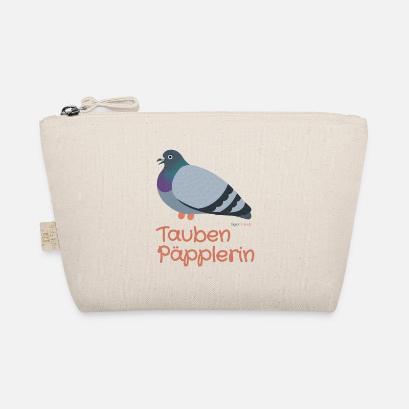 Taube päppeln - Pigeon Heros - Bio-Täschchen - Natur