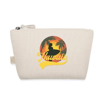Hawaii Surfer Girl in Sunset - Organic Pouch - nature - Front
