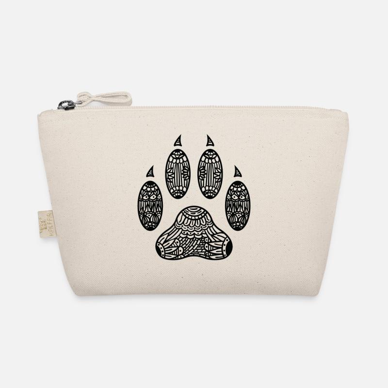 Zentangle d’impression de patte de chat Trousse biologique