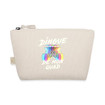 Quad: Crazy quad T-shirt, multi-coloured quad - Organic Pouch - nature - Front