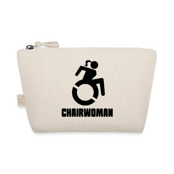 Femme en fauteuil roulant pour les vraies dames roulantes * - Trousse biologique - nature - Devant