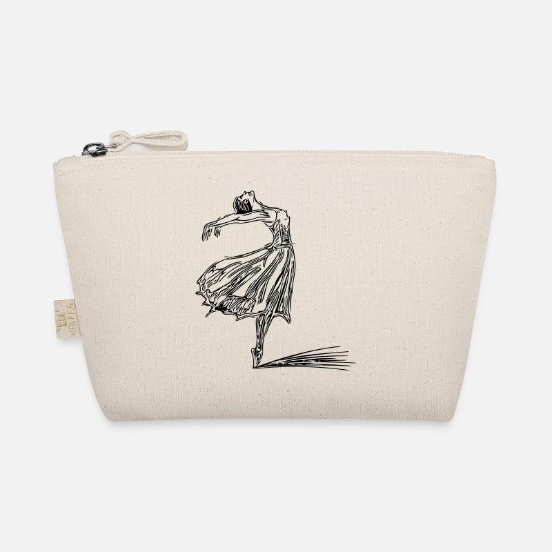 Elegant vintage dancer Organic Pouch