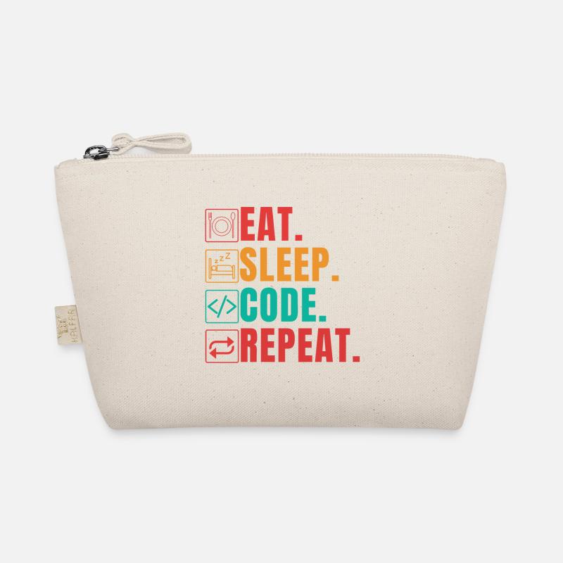 EAT SLEEP CODE REPEAT - CODEUR DRÔLE Trousse biologique