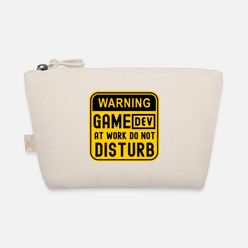 WARNSPIEL DEV BEI DER ARBEIT NICHT STÖREN Bio-Täschchen