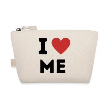 I love me funny humor I love myself - Organic Pouch - nature - Front