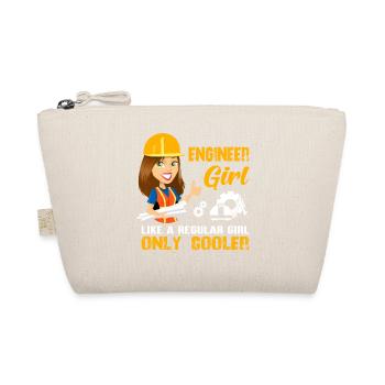 Engineer Women Ladies Funny - Organic Pouch - nature - Front