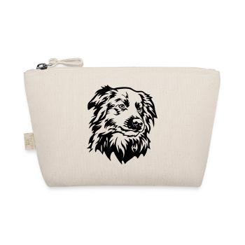 Border Collie Kopf - Trousse biologique - nature - Devant