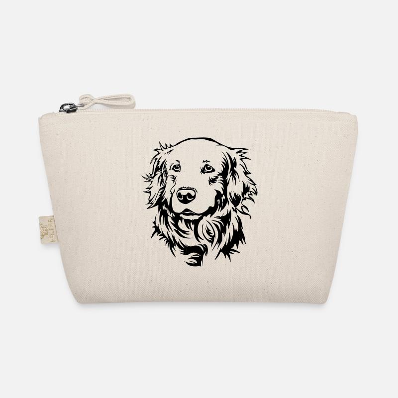 Golden Retriever Head Organic Pouch