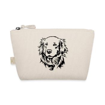 Golden Retriever Head - Organic Pouch - nature - Front