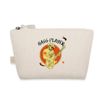 Vintage Skull Rock Guitar - Organic Pouch - nature - Front