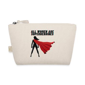 All women are heroines - Organic Pouch - nature - Front