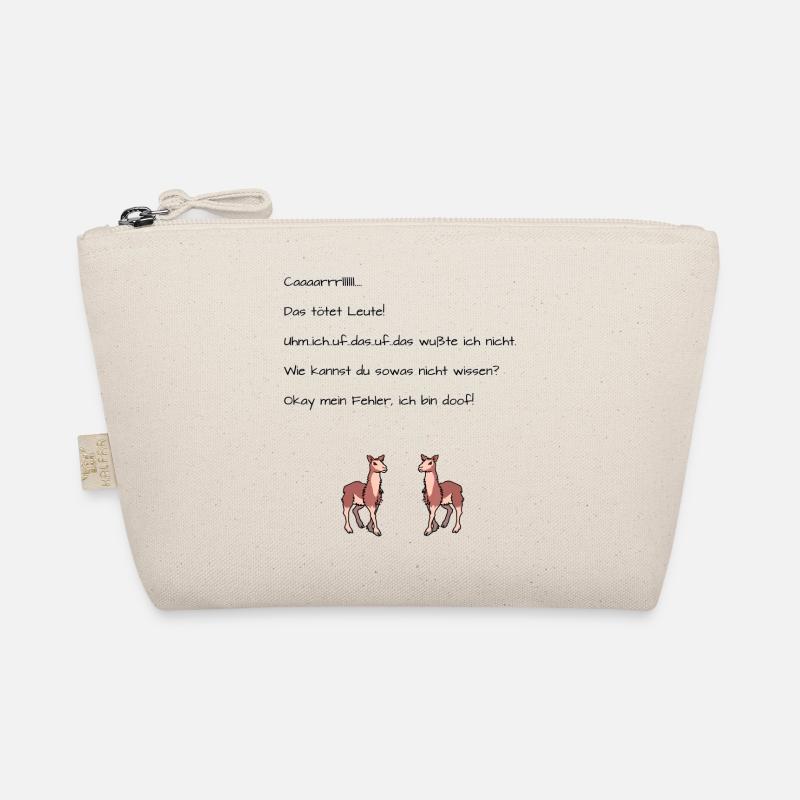 Lustiger lama Spruch Bio-Täschchen