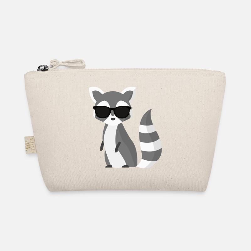 cooler Waschbär Bio-Täschchen