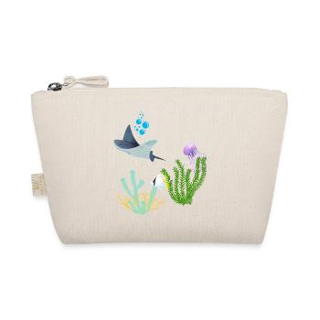 Ray Jellyfish Underwater World Coral Fish - Organic Pouch - nature - Front