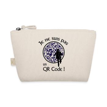 Je ne suis pas un QR-Code ! Message Parodie Série - Trousse biologique - nature - Devant