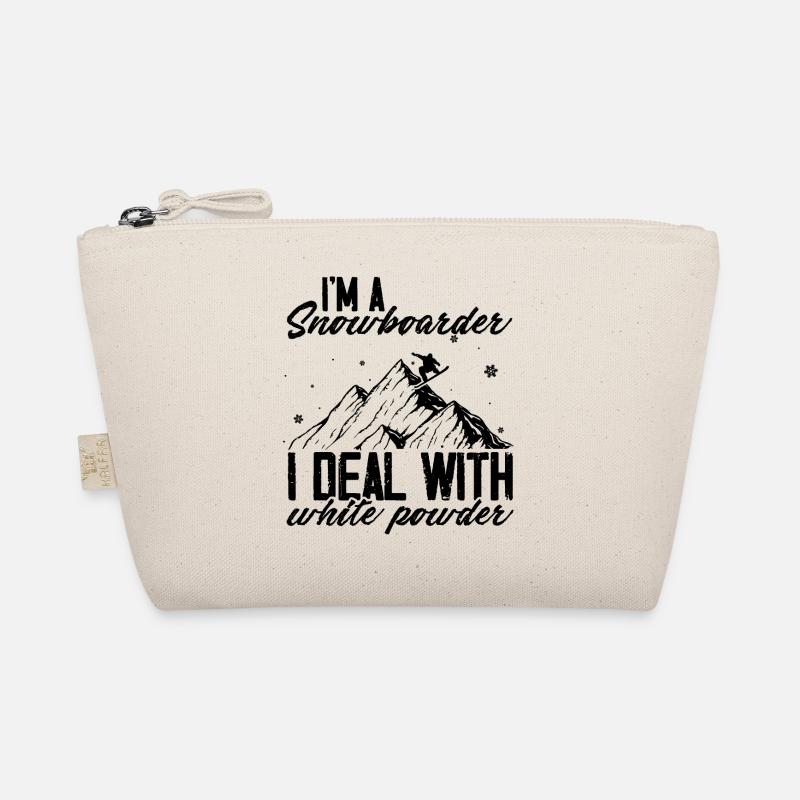 Snowboard Gift Ideas | Snowboarder Winter Holiday Organic Pouch