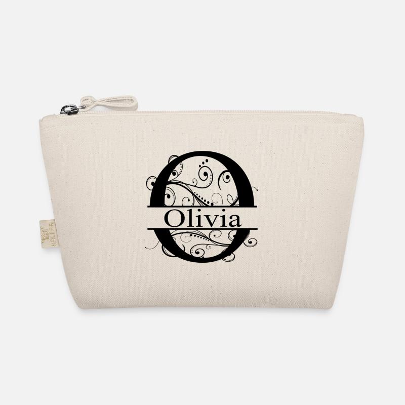 Monogram with the first name Olivia Organic Pouch