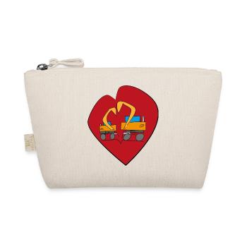 4 Bro one Love Excavator Blood Brothers - Organic Pouch - nature - Front