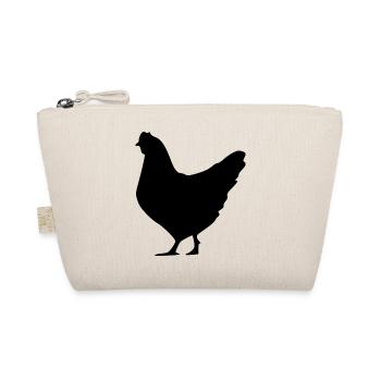 Umriss Huhn - Bio-Täschchen - Natur - Vorne