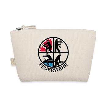 Feuerwehr 4 Logo 1 - Bio-Täschchen - Natur - Vorne