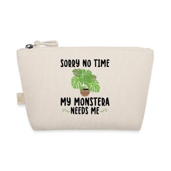 Monstera - Bio-Täschchen - Natur - Vorne