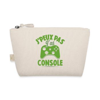 Je Peux Pas J'ai Console Cadeau Gamer - Trousse biologique - nature - Devant