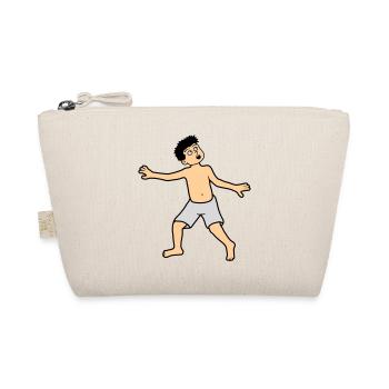 Boy is afraid - Organic Pouch - nature - Front