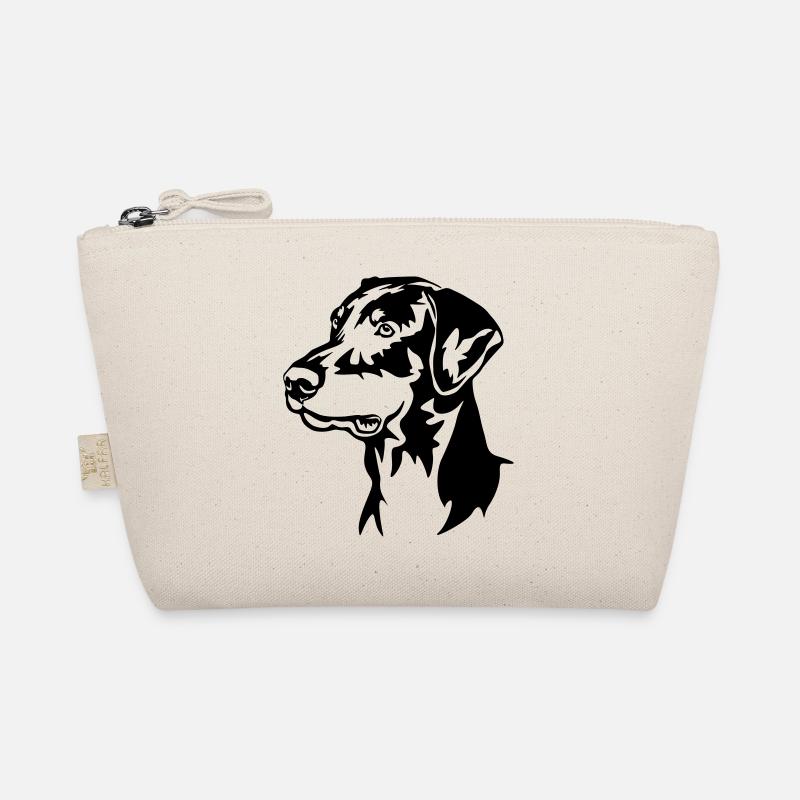 Doberman Head Organic Pouch