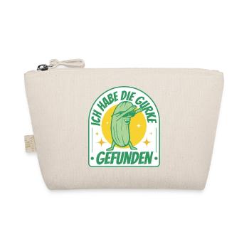 Coole Gurke Dab Sonnenbrille Geschenk Idee - Bio-Täschchen - Natur - Vorne