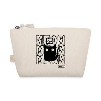 Miaou de chat noir - Trousse biologique - nature - Devant
