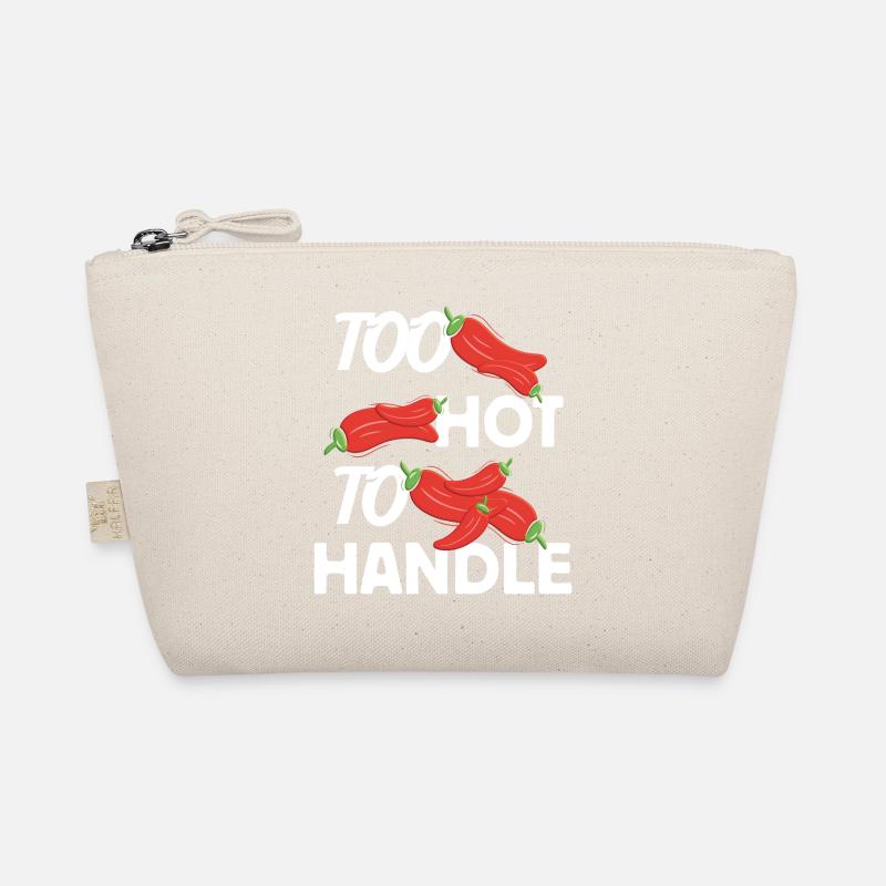 Too Hot to Handle feurige Design Idee - Bio-Täschchen - Natur