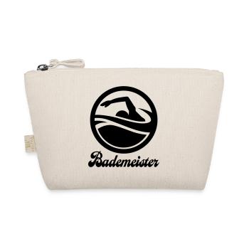 Farbe änderbar | Bademeister Schwimmen - Bio-Täschchen - Natur - Vorne