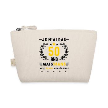 cadeau humour anniversaire 50 ans homme femme - Trousse biologique - nature - Devant