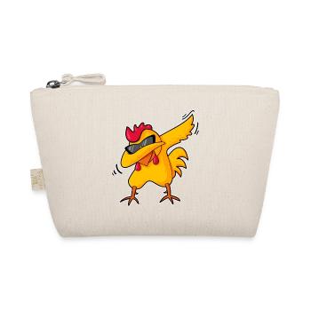 Lustiges Dabbing Huhn Cool Farm Animal Farm Humor - Bio-Täschchen - Natur - Vorne