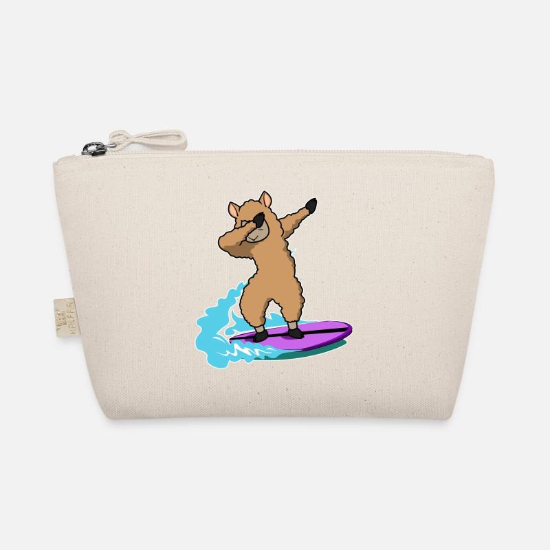dab dabbing lama surfen spruch geschenkidee lamas Bio-Täschchen