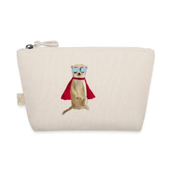 Suricate SuperHero Cool Boy hey fred super-héros - Trousse biologique - nature - Devant
