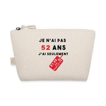 anniversaire 52 ans cadeau humour âge - Trousse biologique - nature - Devant