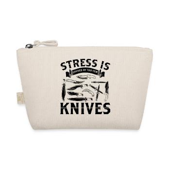 Knife Collector Knife Collecting Knife Collector Knife Knife - Organic Pouch - nature - Front