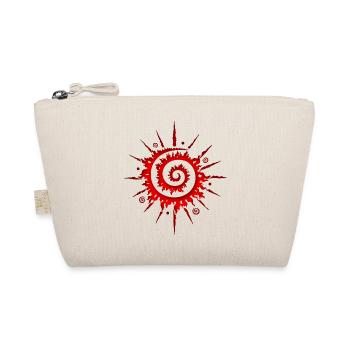 Sun Fire Wheel Summer Midsummer - Organic Pouch - nature - Front