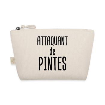 Attaquant de pintes cadeau humour bière football - Trousse biologique - nature - Devant