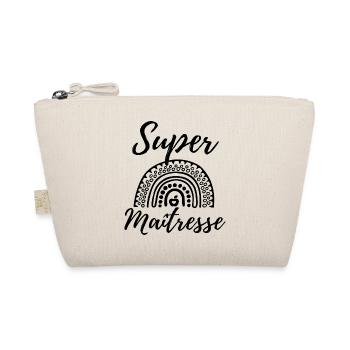 Super maitresse humour maîtresse cadeau femme - Trousse biologique - nature - Devant