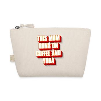 This mom runs on coffee and yoga - Trousse biologique - nature - Devant