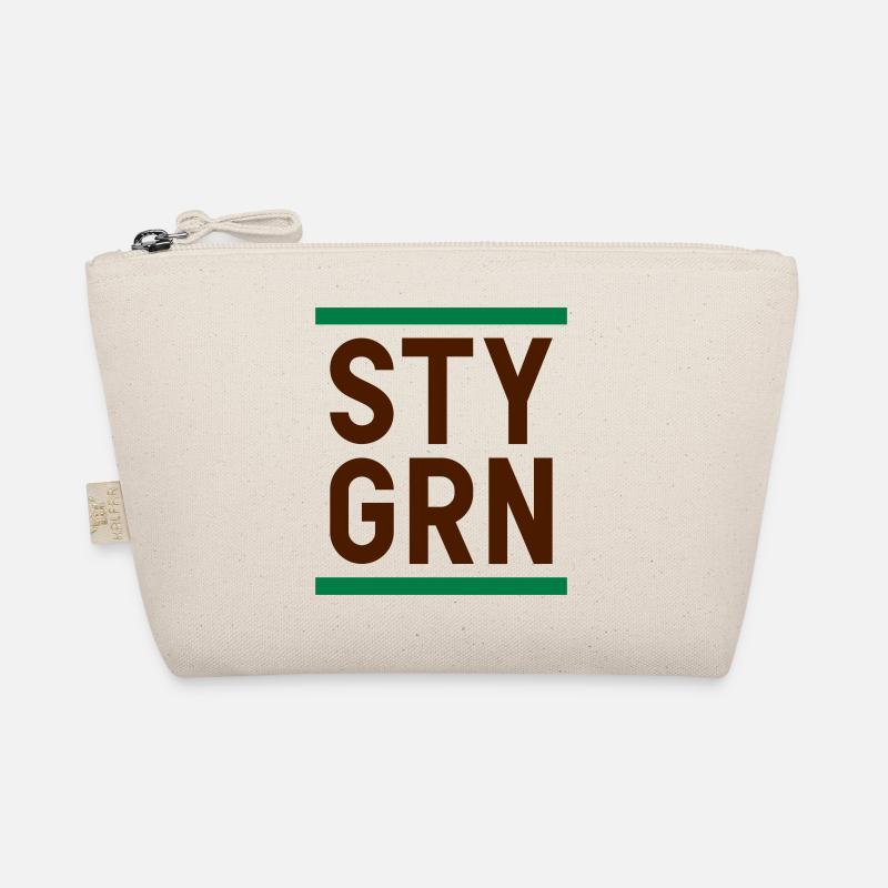 Sty grn (lines) Organic Pouch