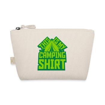 Camping Shirt Outdoor Tent - Organic Pouch - nature - Front