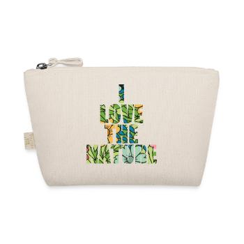 i love the nature - Organic Pouch - nature - Front