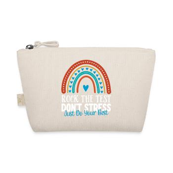 Rock the test - Organic Pouch - nature - Front