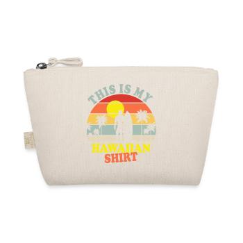 Das ist mein Hawaiianisches Shirt - Bio-Täschchen - Natur - Vorne