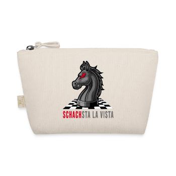 checkmate checkerboard chess game - Organic Pouch - nature - Front