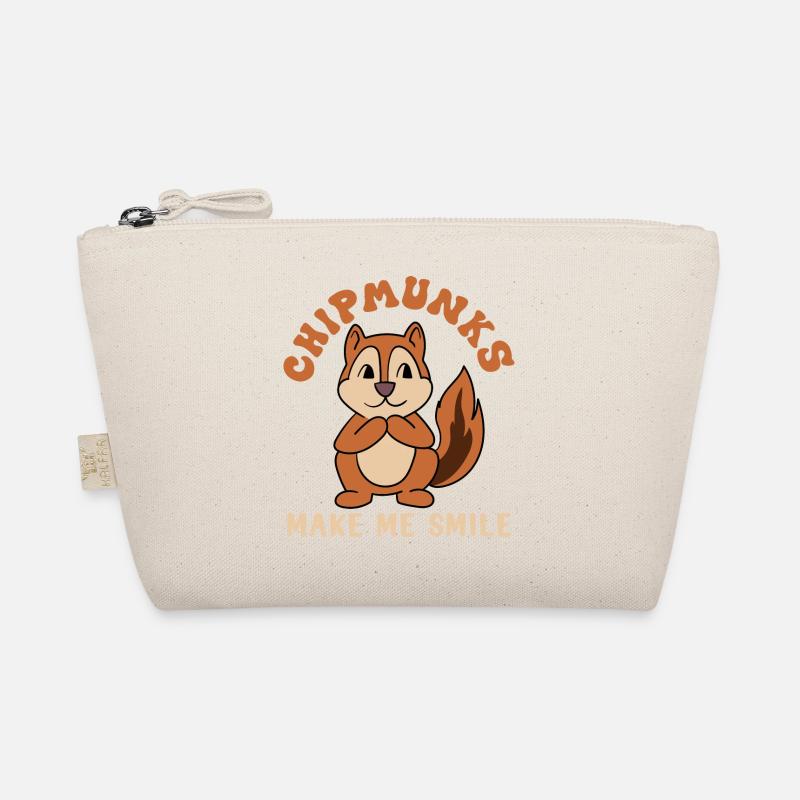 Chipmunks Cute Forest Animal Wildlife Organic Pouch